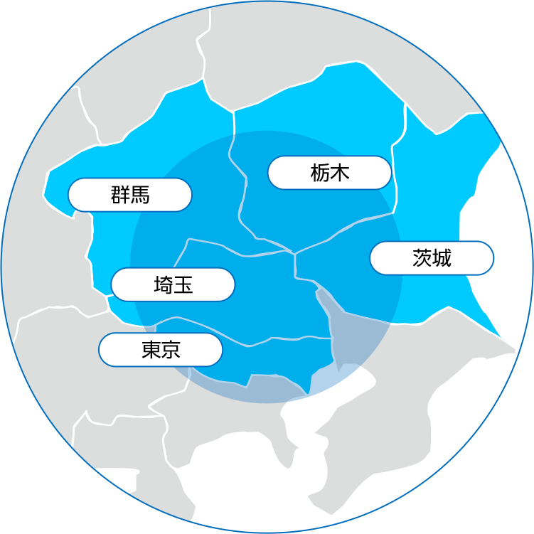 関東の地図